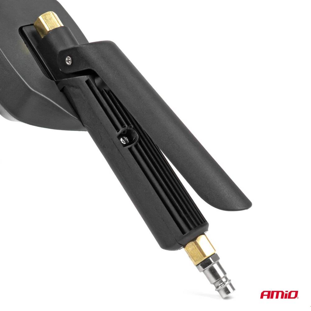 Pistol aer roti cu manometru DIGITAL 16bar, furtun 30cm, baterie 2xAAA, EURO, 04482 Amio