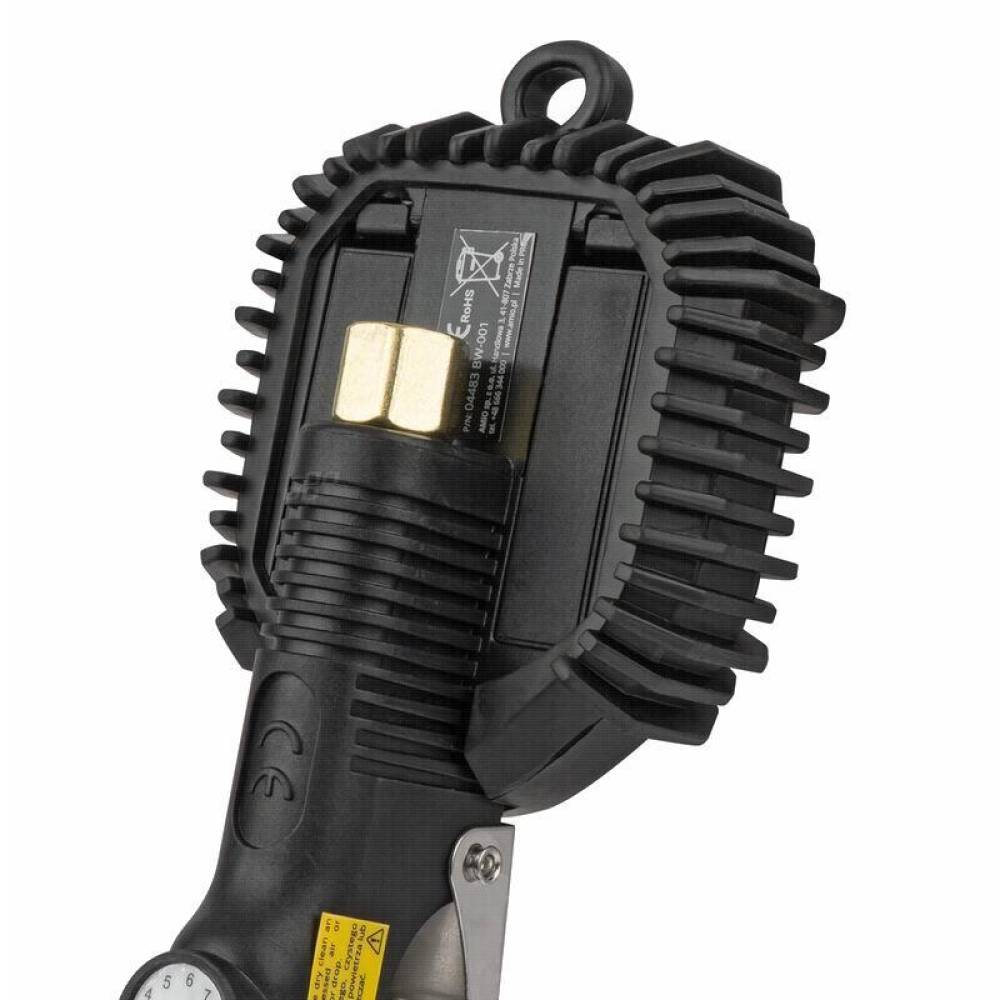 Pistol aer roti cu manometru digital, max. 18bar, furtun 30cm, baterie 2xAA, 04483 Amio Pistol aer roti cu manometru digital, max. 18bar, furtun 30cm, baterie 2xAA, 04483 Amio