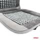 Perna scaun husa cu bile cu suport lombar, 120x45, semi tetiera, margine velur, gri, 04430 Amio