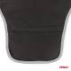 Perna scaun husa cu bile cu suport lombar, 120x45, semi tetiera, margine velur, gri, 04430 Amio