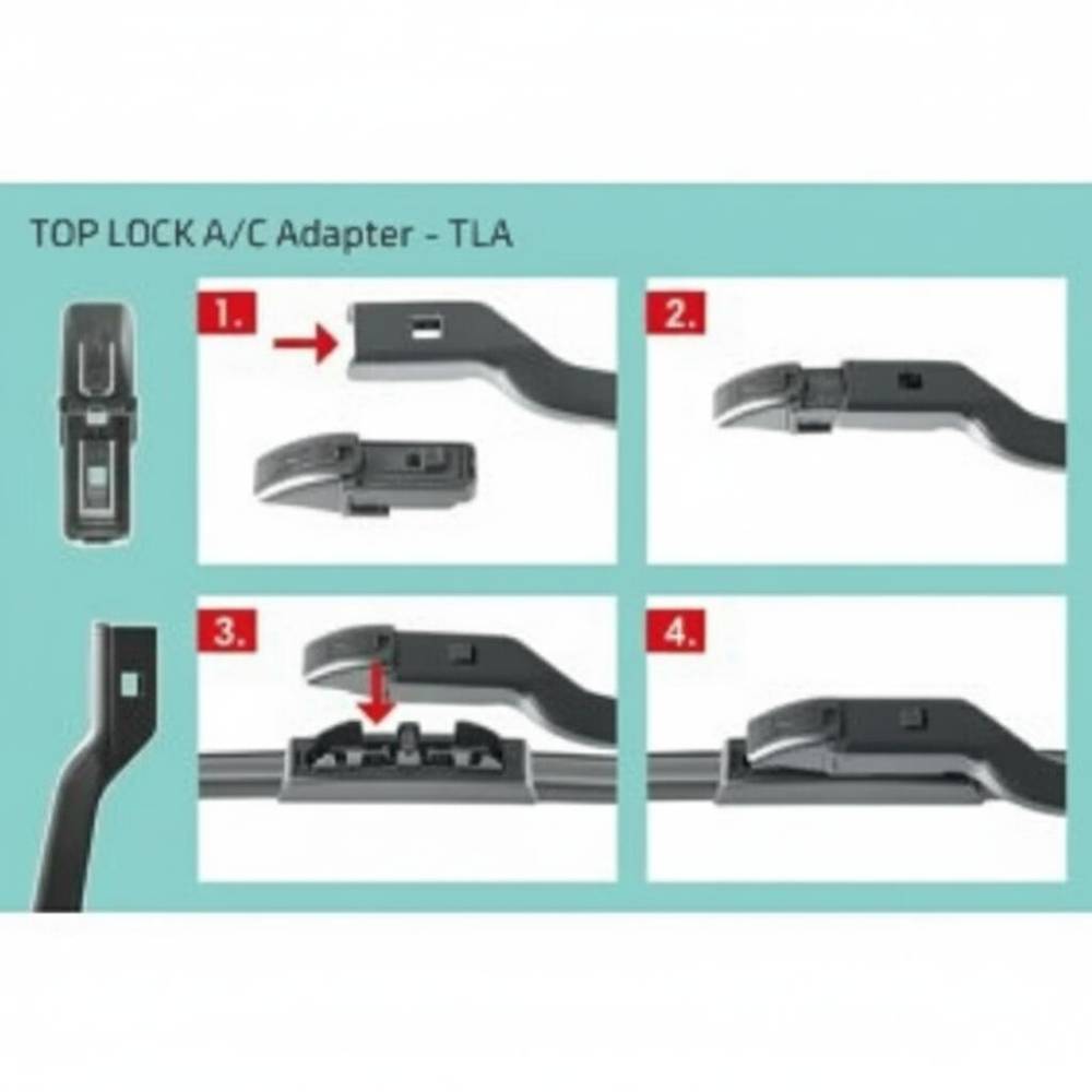 Adaptor stergator, TOP LOCK TL A/C set 2buc, Heyner 300.83