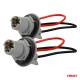 Mufa soclu bec pozitie T15 (w16w), cu fir, set 2buc, Amio 3049 Mufa soclu bec pozitie T15 (w16w), cu fir, set 2buc, Amio 3049