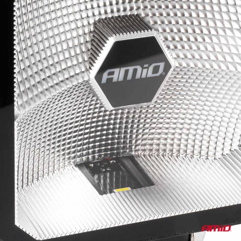 Proiector lucru 110x110x52, LED, 9-50V, 30W, 2100lm, cu pozitie, combo, Amio 04394