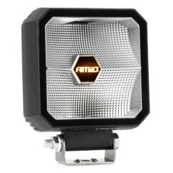 Proiector lucru 110x110x52, LED, 9-50V, 30W, 2100lm, cu pozitie, combo, Amio 04394