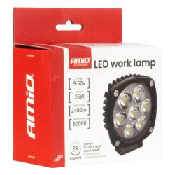 Proiector lucru 108x108x48mm, 9 LED, 9-50V, 25W, 2400lm, COMBO, 04396 Amio