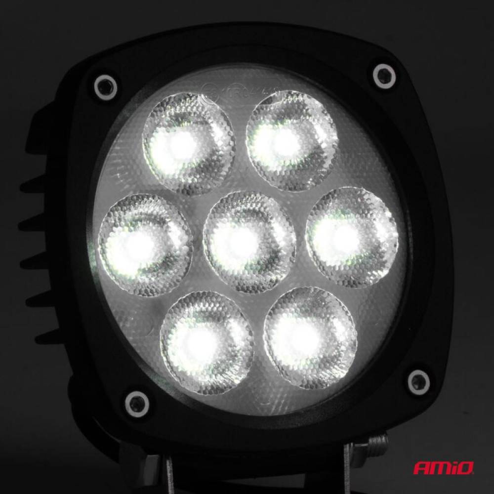 Proiector lucru 108x108x48mm, 9 LED, 9-50V, 25W, 2400lm, COMBO, 04396 Amio