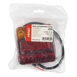 Lampa stop, 100x100cm, 4 functii, cu numar, 04389 Amio