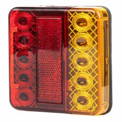 Lampa stop, 100x100cm, 4 functii, cu numar, 04389 Amio