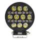 Proiector lucru, fi110x40mm, LED, 9-36V, 45W,  3000lm, tip spot si stroboscopic galben, AWL76 04420 Amio