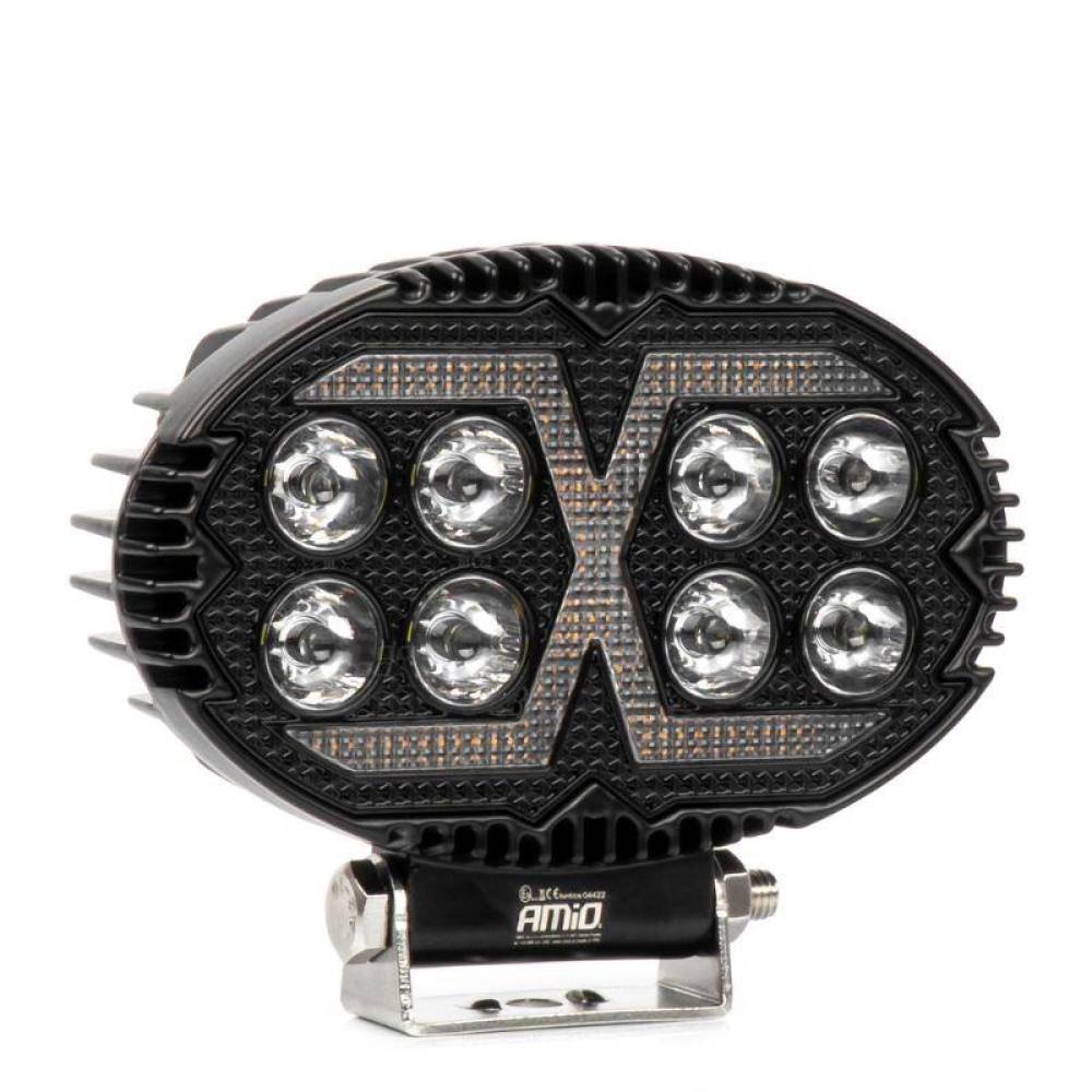 Proiector lucru, 140x90,  LED,  oval, 10-36V, 2400lm, stroboscopic, 04422 Amio