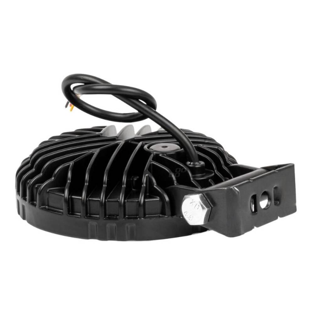 Proiector lucru, fi 110x38mm, LED, 9-36V, 48W, 2400lm, tip spot cu stroboscopic galben, AWL80 04424 Amio