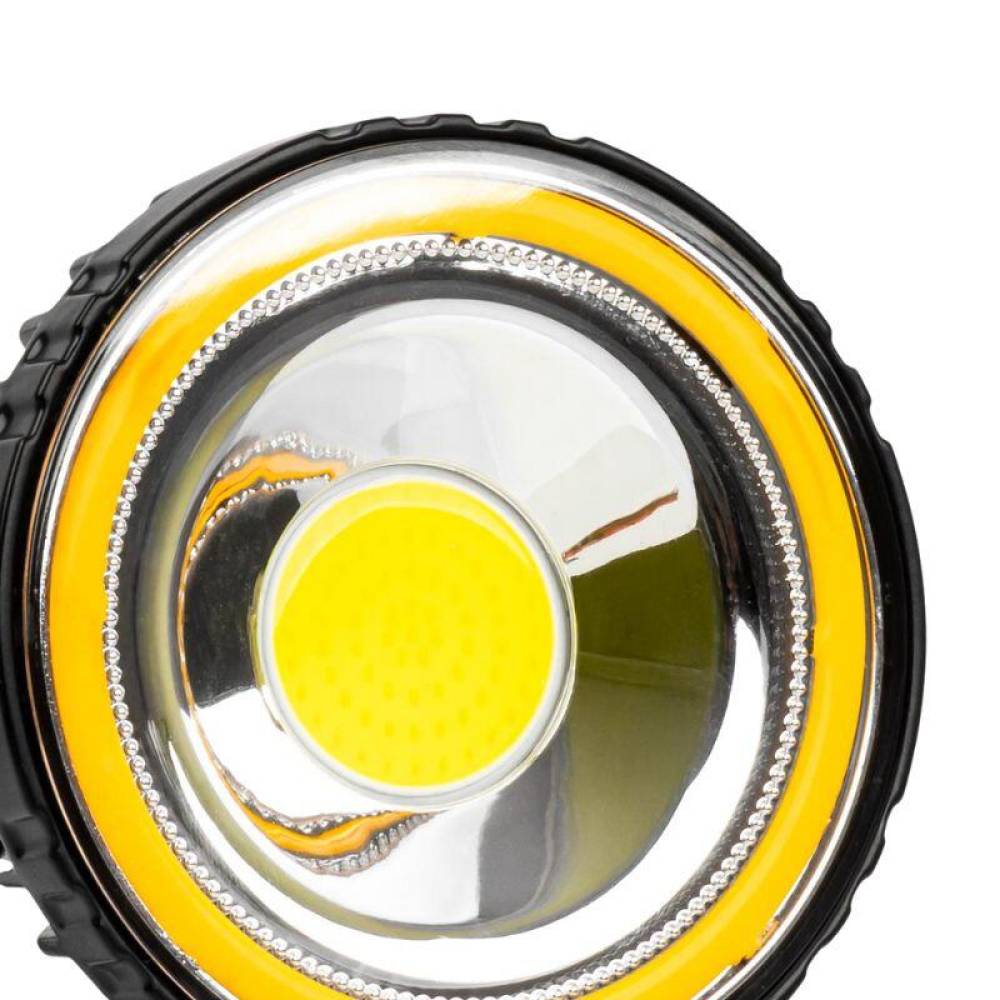 Proiector lucru, fi 110x38mm, LED, 9-36V, 48W, 2400lm, tip flood, stroboscopic galben, AWL80, Amio 04427