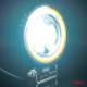 Proiector lucru, fi 110x38mm, LED, 9-36V, 48W, 2400lm, tip flood, stroboscopic galben, AWL80, Amio 04427