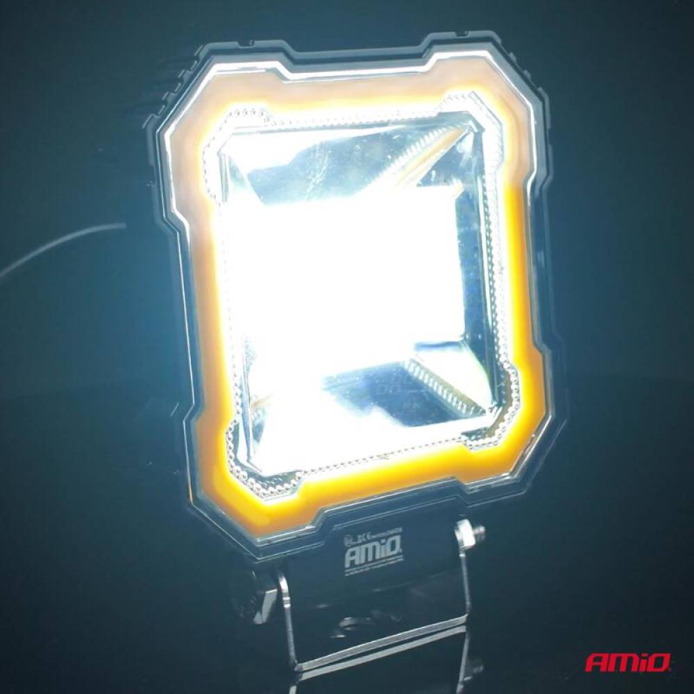 Proiector lucru, 110x110x38 mm, LED, 10-36V, 48W, 3600lm, tip flood, AWL82, 04426 Amio Proiector lucru, 110x110x38 mm, LED, 10-36V, 48W, 3600lm, tip flood, AWL82, 04426 Amio