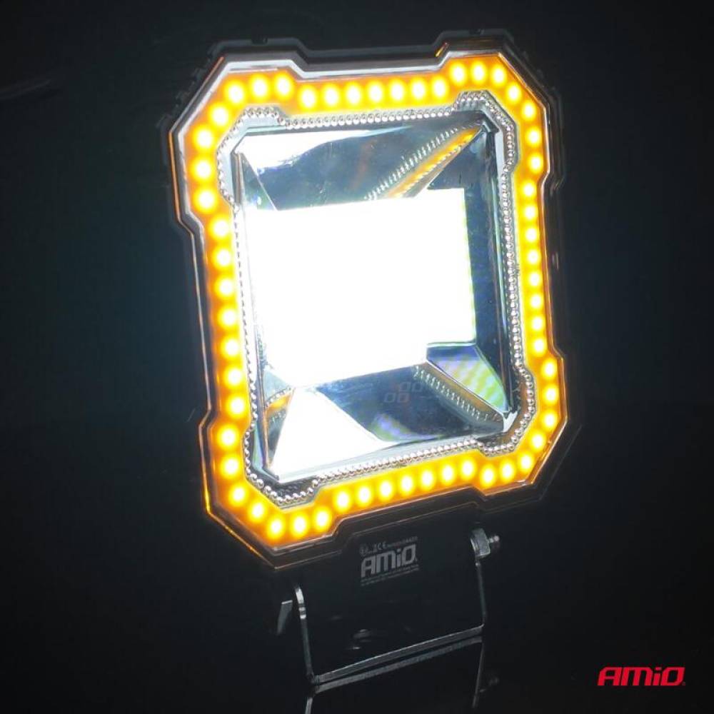 Proiector lucru, 110x110x38 mm, LED, 10-36V, 48W, 3600lm, tip flood, AWL82, 04426 Amio Proiector lucru, 110x110x38 mm, LED, 10-36V, 48W, 3600lm, tip flood, AWL82, 04426 Amio