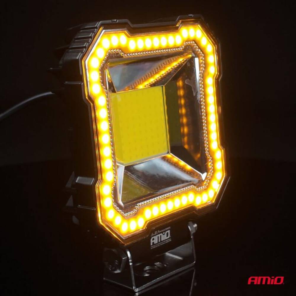 Proiector lucru, 110x110x38 mm, LED, 10-36V, 48W, 3600lm, tip flood, AWL82, 04426 Amio Proiector lucru, 110x110x38 mm, LED, 10-36V, 48W, 3600lm, tip flood, AWL82, 04426 Amio