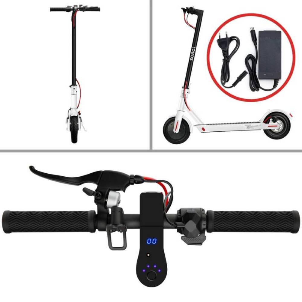 Trotineta electrica alba, roti 8.5', 350w, autonomie 30km, viteza 25km/h, greutate 12.5kg,  M365 YONOS X4