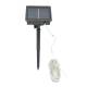 Ghirlanda luminoasa cu incarcare solara, 10m, Led RGB, multicolor, cu telecomanda, Garden of Eden, 79097