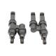 Set 2 mufe conectori Y, tip MC4 pentru cablu solar, 92988
