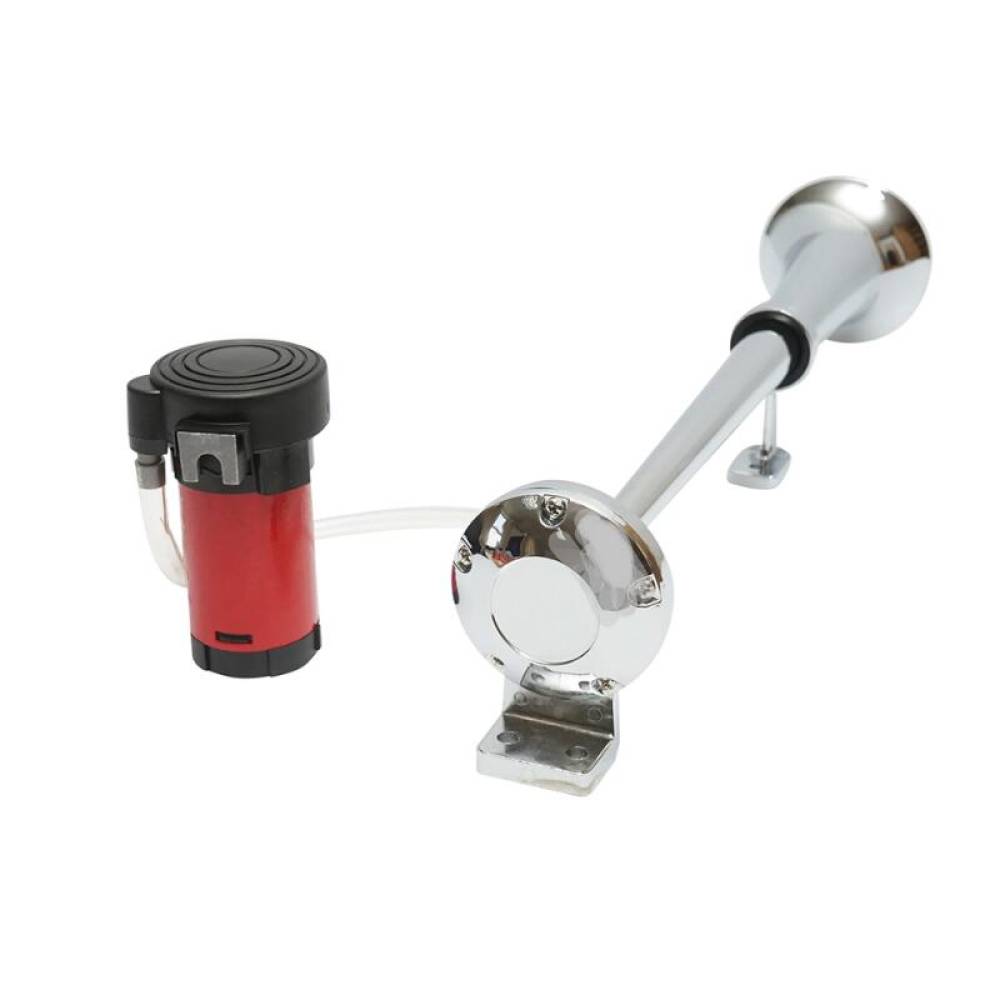 Claxon 12v, pe aer cu compresor, cu 1 pipa, cromat, 79881 Claxon 12v, pe aer cu compresor, cu 1 pipa, cromat, 79881
