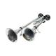 Claxon 12/24V, pe aer, 2 pipe 71 si 61cm, cu butelie, 79886