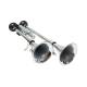 Claxon 12/24V, pe aer, 2 pipe 71 si 61cm, cu butelie, 79886