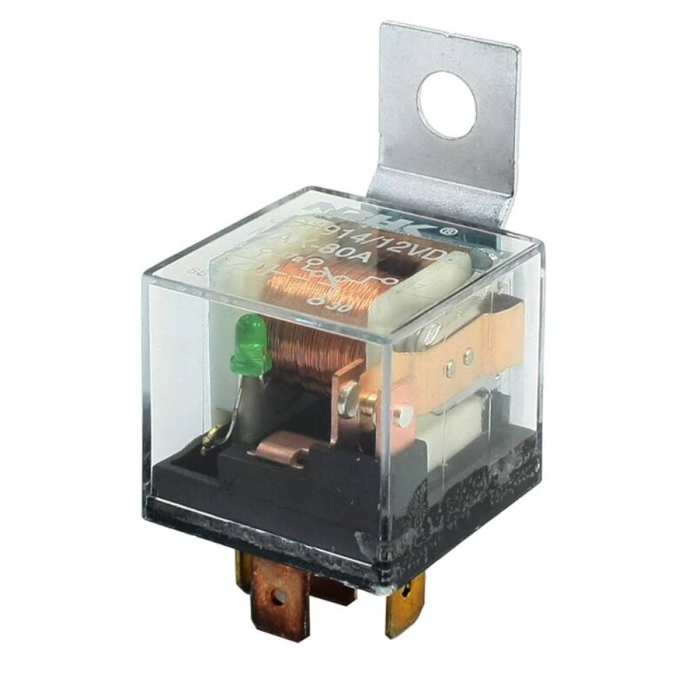 Releu protectie far si claxon 12v, 80A, 5pini, JD1914/12VD 79889