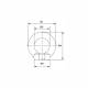 Set 2 bucati inel de ridicare cu piulita DIN582 M20, 09522883 UNIQ