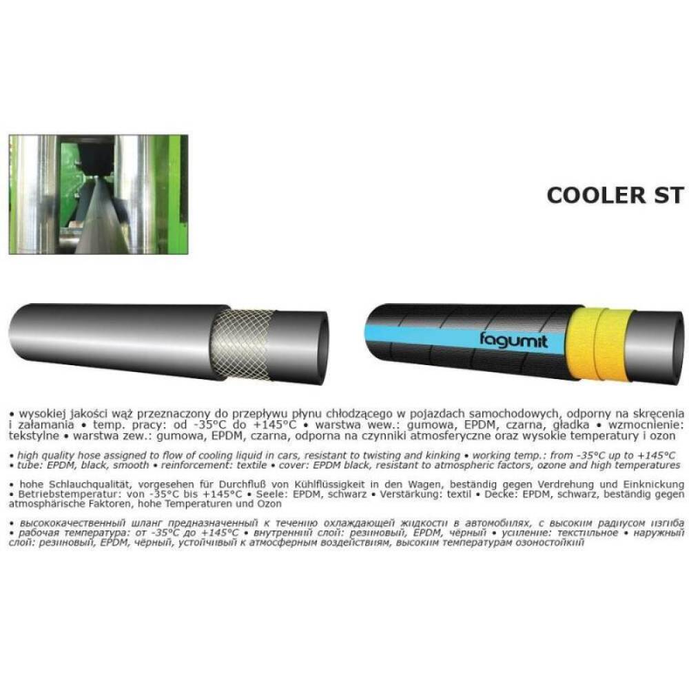 Furtun racire apa cauciuc cu insertie fi55mm Fagumit WT-28/2000 TypB