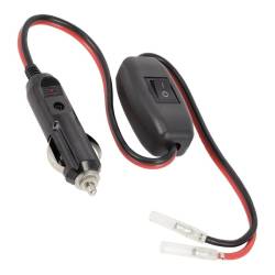 Stecher bricheta (mufa), 12V, cablu 50 cm, cu intrerupator pe fir, Carmotion 63218