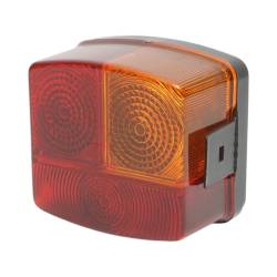 Lampa stop 95x90 3 functii + numar, stanga, John Deere OEM AT43600, bk NK37