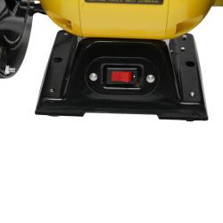 Polizor de banc 400W, 220V disc abraziv 200x20x16mm, viteza rotatie 2950rpm Crownman  DISEH16