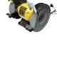 Polizor de banc 400W, 220V disc abraziv 200x20x16mm, viteza rotatie 2950rpm Crownman  DISEH16