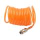 Furtun aer comprimat spiralat 5m,PU , Ø 5-8mm, cupla rapida 1/4,  BK76308