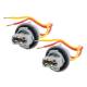 Mufa soclu bec T20 (w21w), cu fir, set 2 bucati, Amio 04833