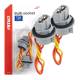 Mufa soclu bec T20 (w21w), cu fir, set 2 bucati, Amio 04833