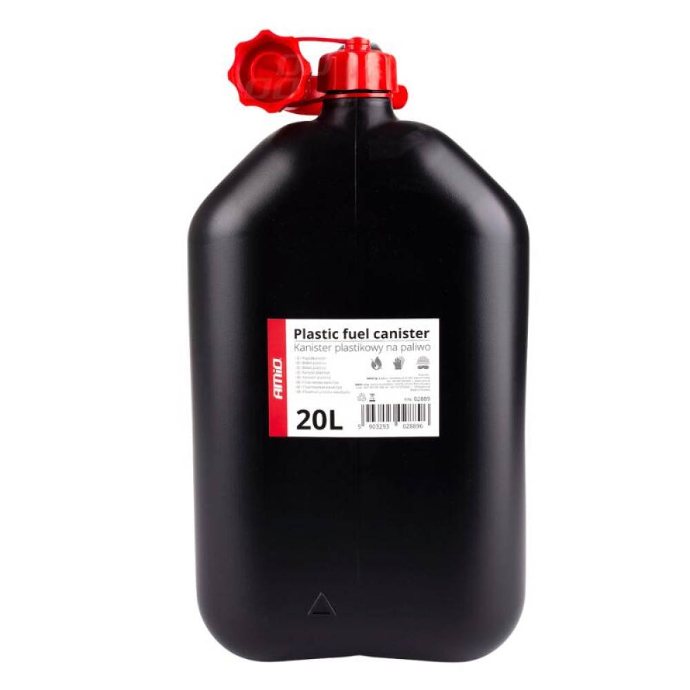 Canistra plastic 20L cu furtun, Amio 02889 neagra Canistra plastic 20L cu furtun, Amio 02889 neagra