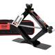 Cric foarfeca 2T, 26-38cm, baza extra lata cu cheie clicket, tampon rotund, MultiLift Black Edition, HEYNER 347.23