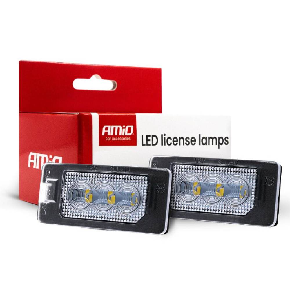Set 2 bucati lampa numar LED, compatibil BMW, E, F, X CLP02 HP, AMIO-04538