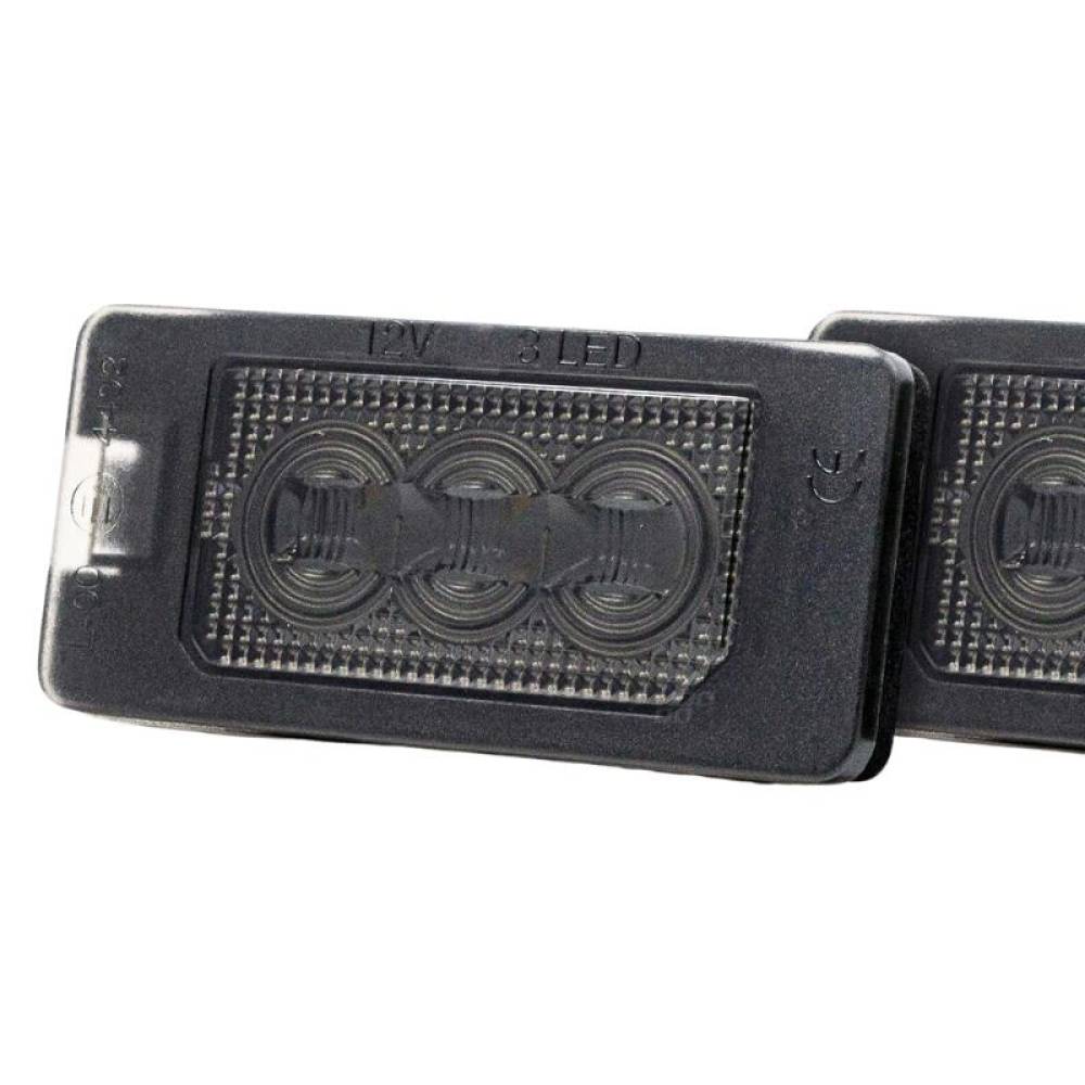 Set 2 bucati lampa numar LED, compatibil BMW E, F, X, M, CLP02 HP SMOKED, AMIO-04539