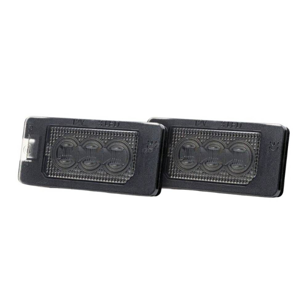 Set 2 bucati lampa numar LED, compatibil BMW E, F, X, M, CLP02 HP SMOKED, AMIO-04539