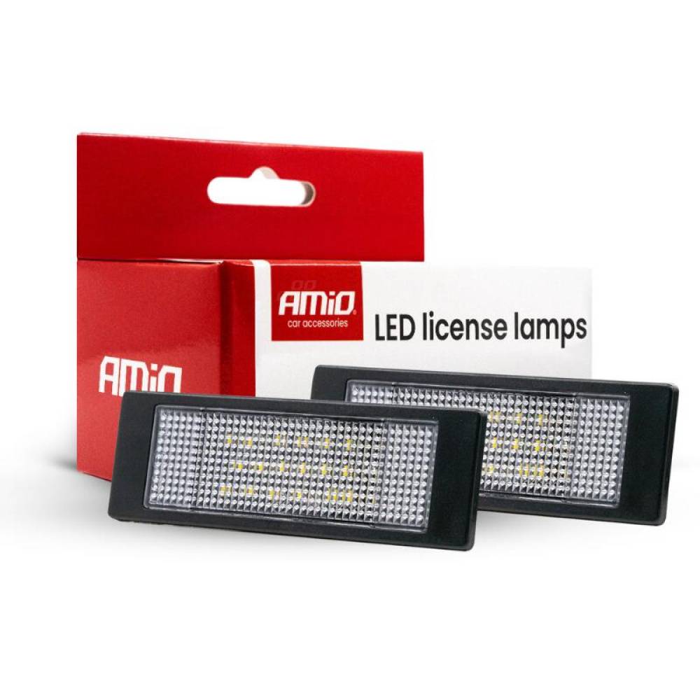 Set 2 bucati lampa numar LED compatibil BMW E, F, Z, Mini Cooper, Fiat, CLP21, AMIO-04564
