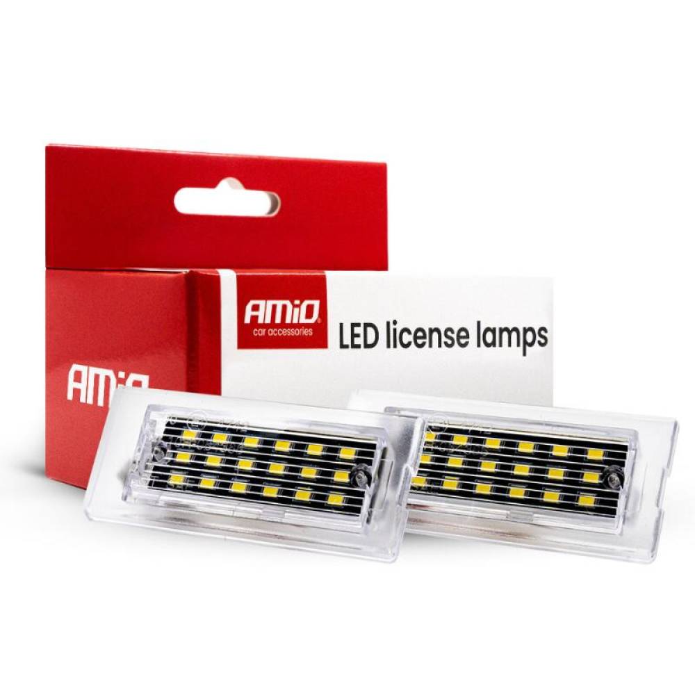 Set 2 bucati lampa numar LED, compatibil BMW X, CLP07, AMIO-04546