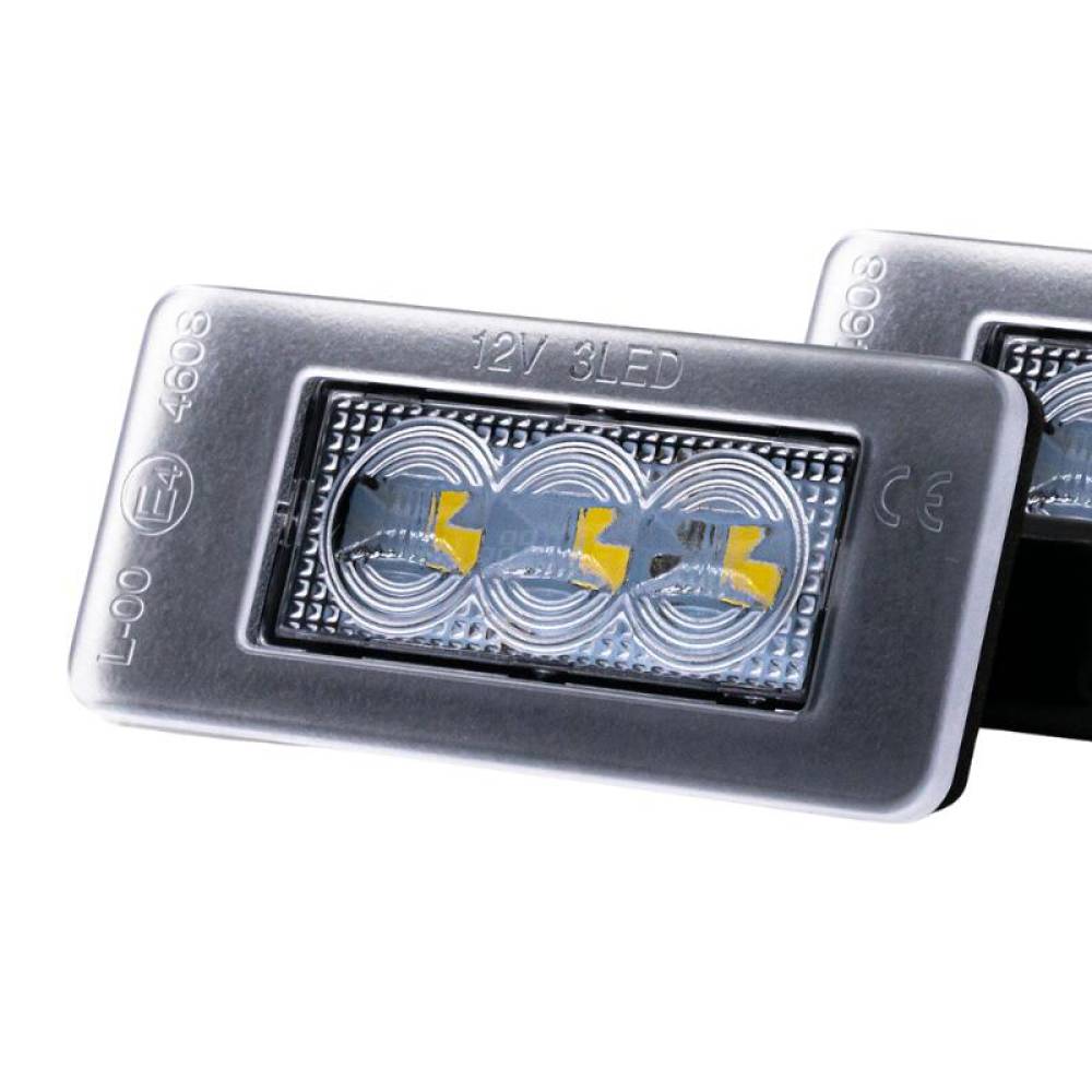 Set 2 bucati lampa numar LED, compatibil CITROËN, PEUGEOT, CLP13 HP SMOKED, AMIO-04556