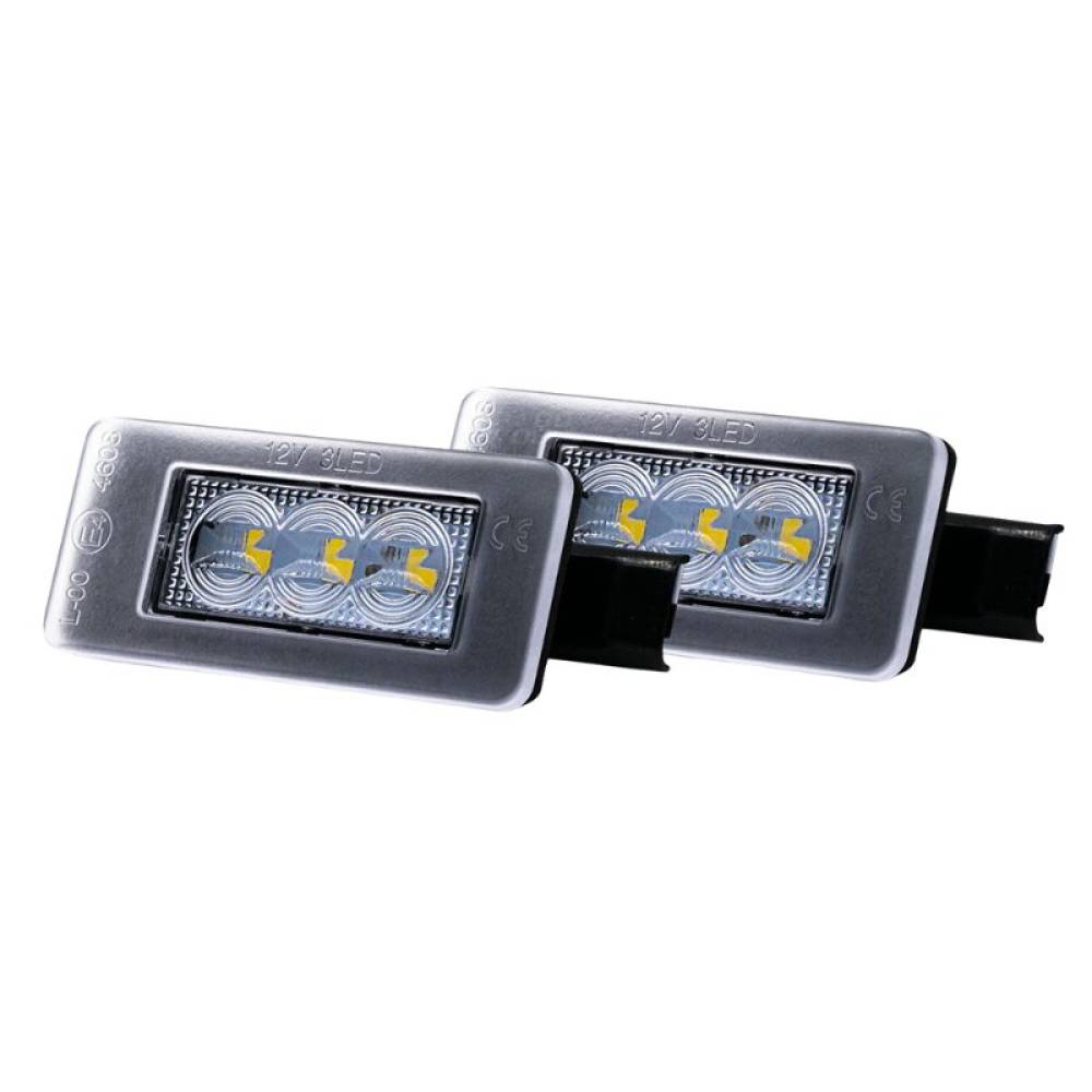Set 2 bucati lampa numar LED, compatibil CITROËN, PEUGEOT, CLP13 HP SMOKED, AMIO-04556