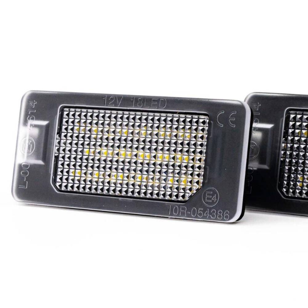 Set 2 bucati lampa numar LED compatibil, VAG, AUDI, VW, SEAT, SKODA, AMIO-04540