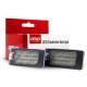 Set 2 bucati lampa numar LED compatibil, VAG, AUDI, VW, SEAT, SKODA, AMIO-04540
