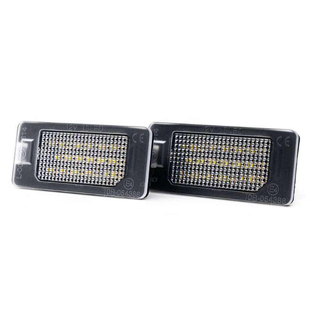 Set 2 bucati lampa numar LED compatibil, VAG, AUDI, VW, SEAT, SKODA, AMIO-04540