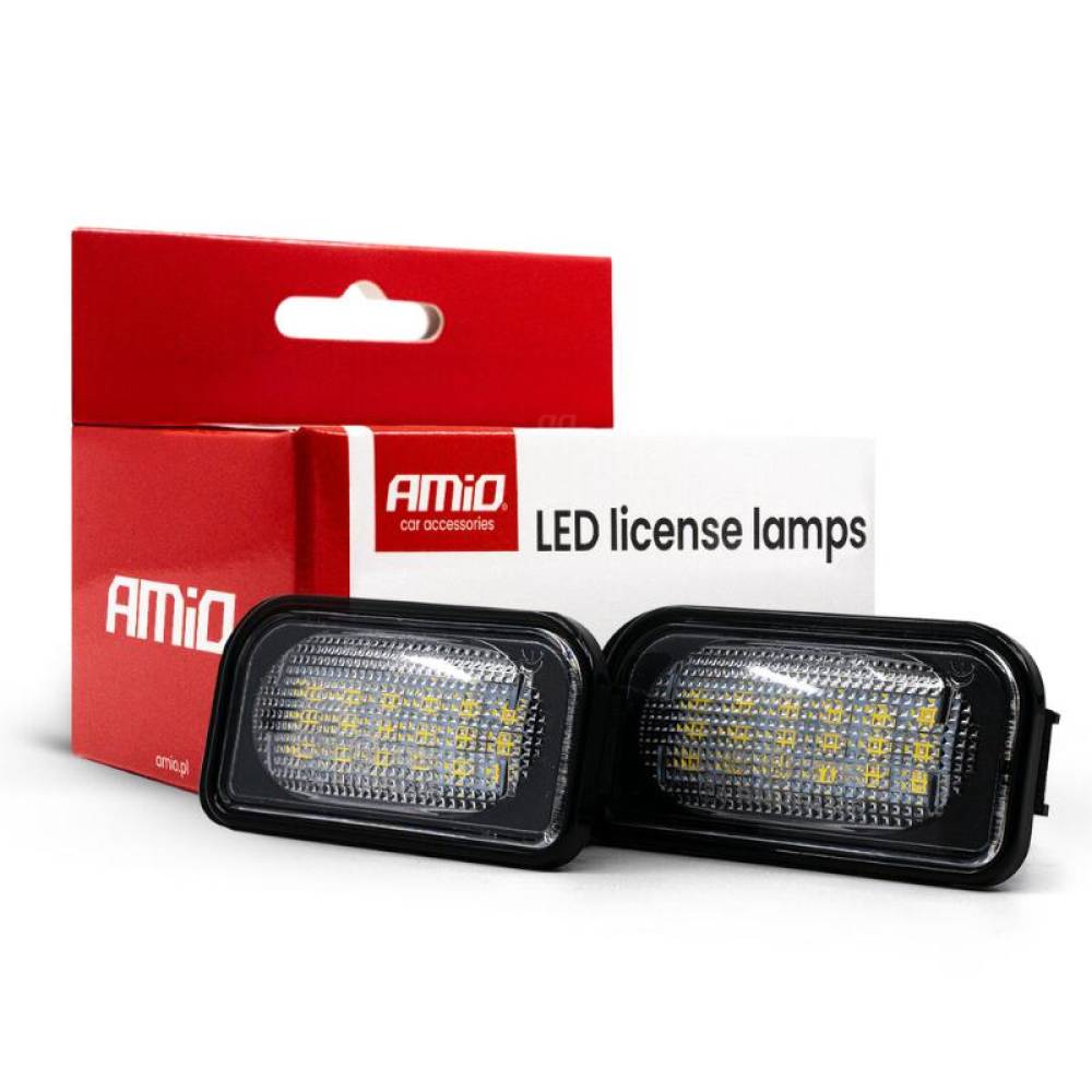 Set 2 bucati lampa numar LED, compatibil MERCEDES-BENZ C, CLK, SL, CHRYSLER, CLP17, AMIO 04560