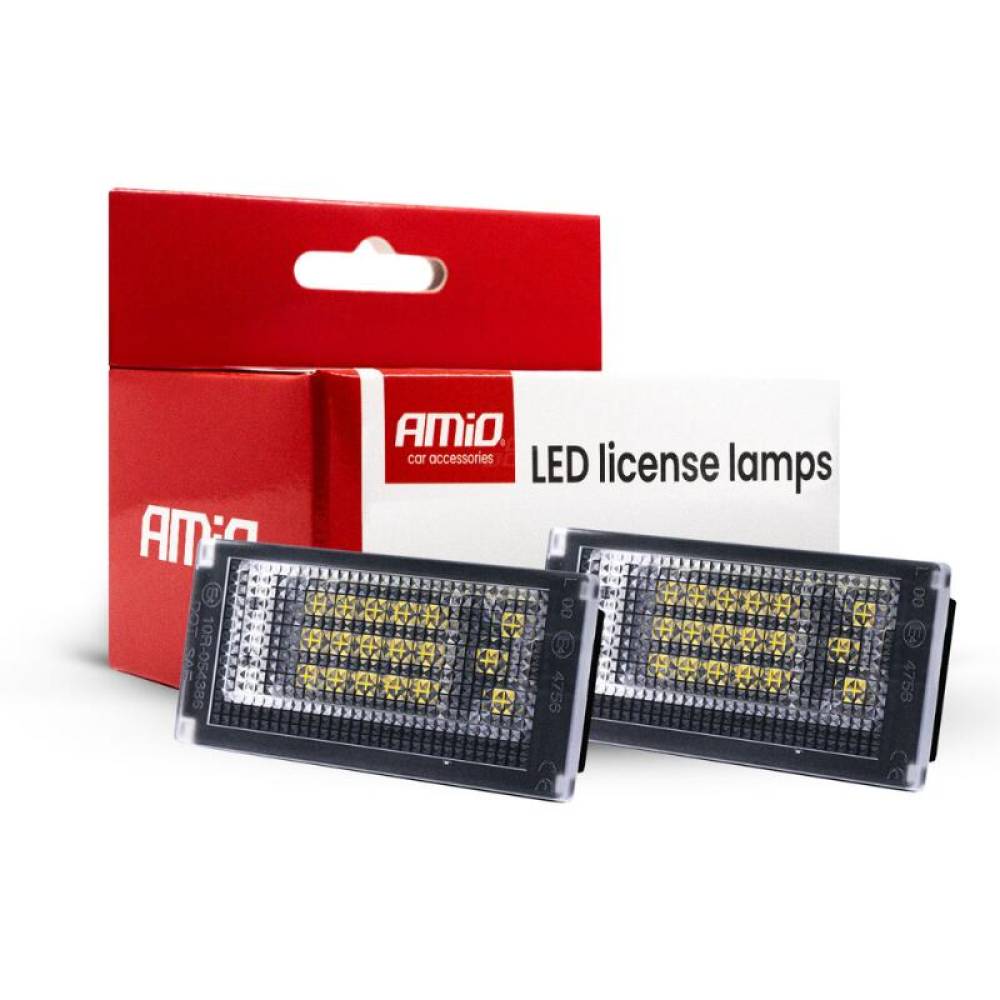 Set 2 bucati lampa numar LED compatibil, MINI, CLP14, AMIO 04557